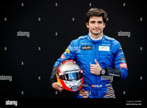 SAINZ Carlos Spa McLaren Renault F1 MCL35 Portrait During The