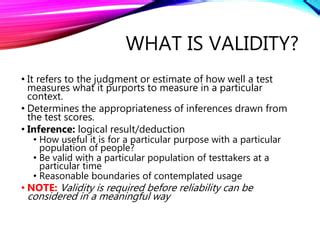 Validity | PPT