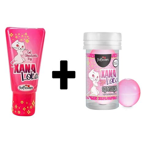 Xana Loka Gel Excitante Feminino Bolinha Hot Ball Xana Loka Shopee Brasil