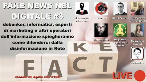 Fake News Nel Digitale 3 Youtube