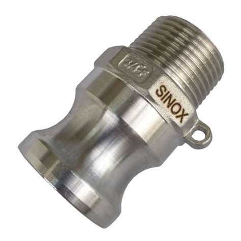 Adaptador Camlock Rosca Macho Tipo F Sinox SinoxTec Distribuidora