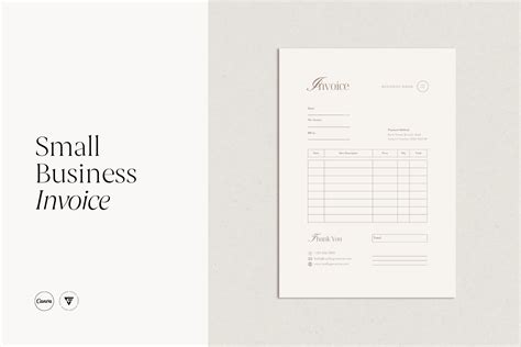 Small Business Invoice Template Graphic by Visual Fusion Studio ...