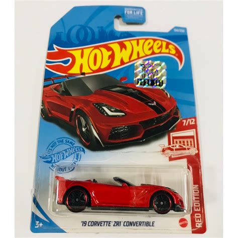 Hot Wheels Factory Sealed Corvette Zr Convertible Red Target Exclusive Red
