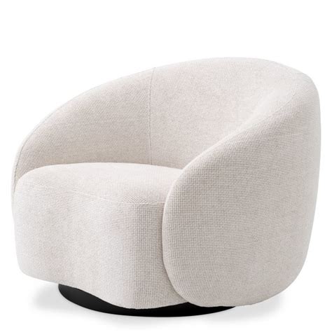 Eichholtz Swivel Chair Amore Lyssa Off White Wilhelmina Designs