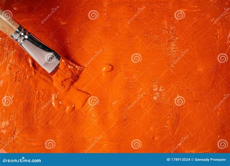 Orange Paint Texture on Wall Stock Photo - Image of earthy, edge: 178913524