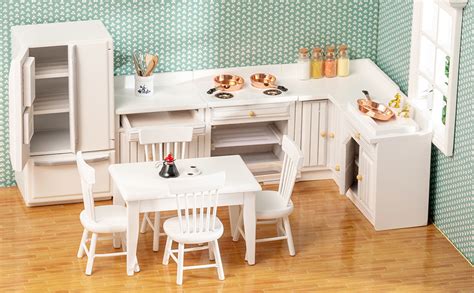 Amazon Samcami Miniature Dollhouse Furniture Kitchen Set Kitchen