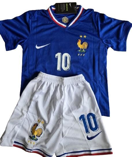 Kylian Mbappe France Euro Home Jersey Kid Sizes