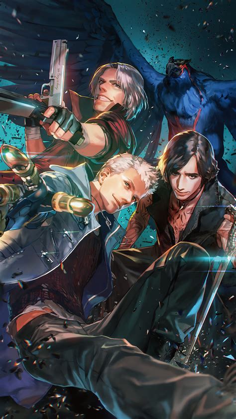 Nero V Dante Devil May Cry 5 Hd Hd Phone Wallpaper Rare Gallery