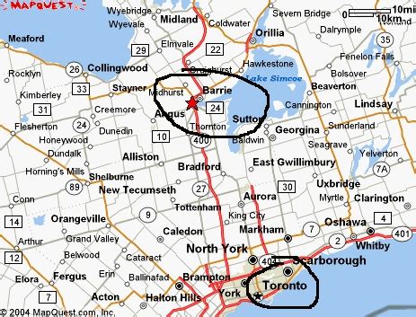 Barrie Map - Canada