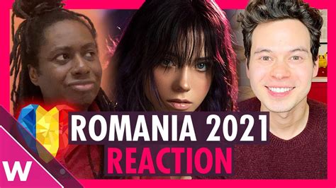 Romania Eurovision Reaction Roxen Amnesia Youtube