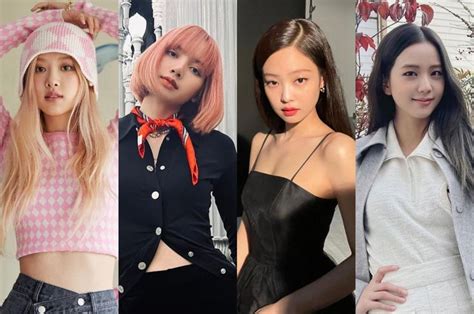 blackpink lisa jennie rose  jisoo named   influential