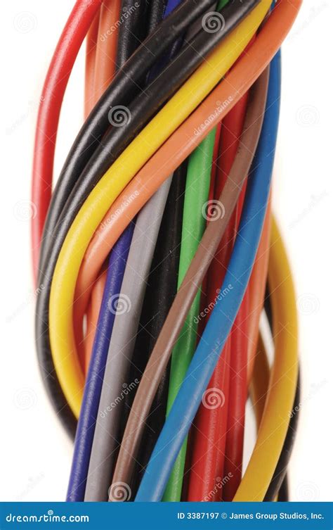 Cable Bundle Stock Image Image Of Connection Wires Twisted 3387197