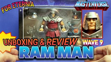 UNBOXING MASTERVERSE Ram Man Wave 9 New Eternia Masters Of The Universe