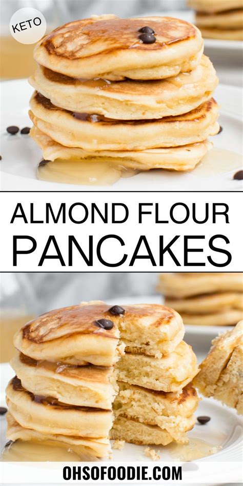 Fluffy Keto Almond Flour Pancakes Recipe In 2024 Almond Recipes Almond Flour Recipes