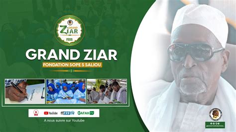 🔴[ Direct ] Grand Ziar Fondation Sope Serigne Saliou Mbacke Aupres De S