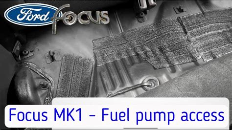 Ford Focus Mk1 Fuel Pump What Is The Proper Way Of Removing It Youtube