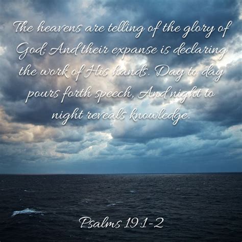 Psalm The Heavens Are Telling Psalms New American