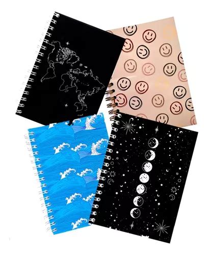 Bullet Journal Libreta De Puntos Hojas Laptop Stickers Meses Sin