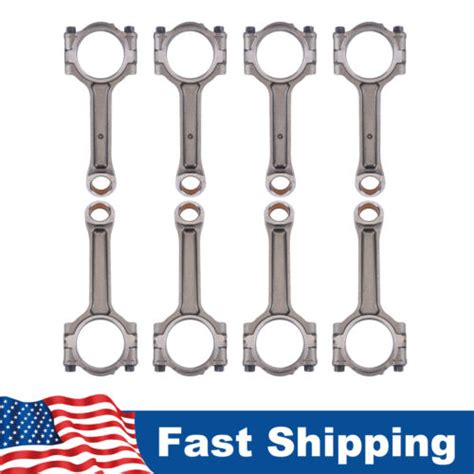 SET 8 FLOATING PIN CONNECTING RODS FOR 1997 2013 CHEVY GM 5 3L 6 0L 6