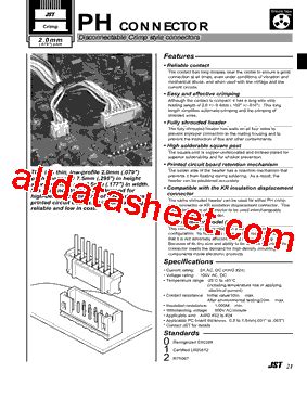 PHR-2 Datasheet(PDF) - List of Unclassifed Manufacturers