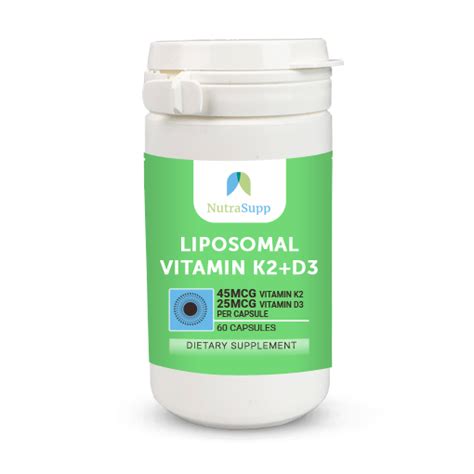 Liposomal Vitamin K2d3 Capsule Nutra