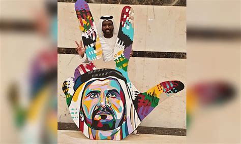 Emirati artist Abdul Rauf Khalfan’s unique tribute to UAE Rulers and ...