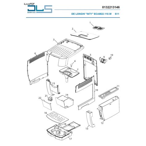 Delonghi Pi Ces D Tach Es Et Accessoires Cafetiere Delonghi