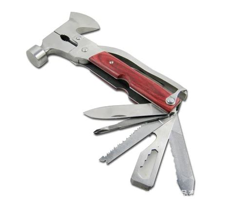 Multi Function Folding Hammer Axe Pliers Knife Screwdriver Tools Set