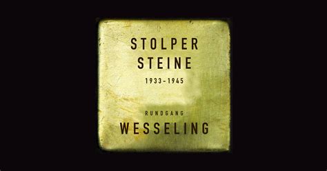 J Dische Kulturwochen Rhein Erft Kreis Rundgang Zu Den Stolpersteinen