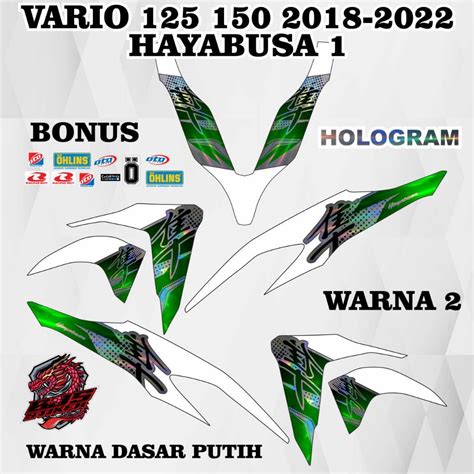 Stiker Striping Sticker Hologram Vario Esp Tahun