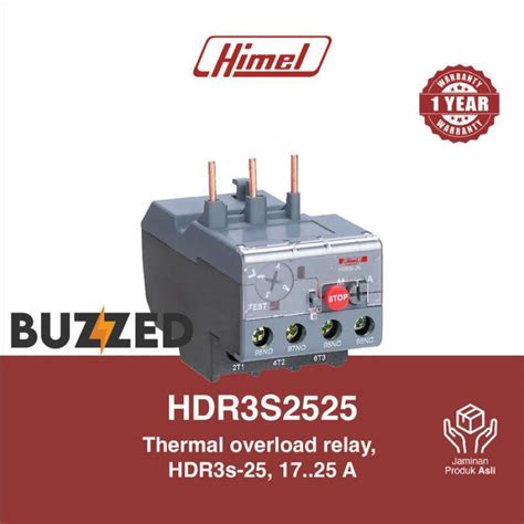 Promo Hdr S Thermal Overload Relay Hdr S A Himel Diskon