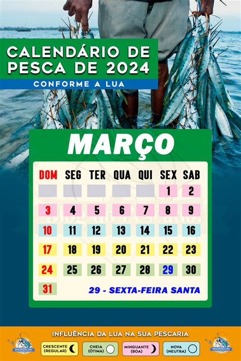 Calendario de Pesca Fases da Lua 2024 Alan klein Conheça as posições