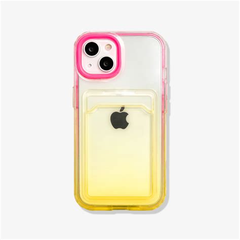 Case Para Iphone 13 Pro Antishock 360 Ombre Amarillo Real Plaza