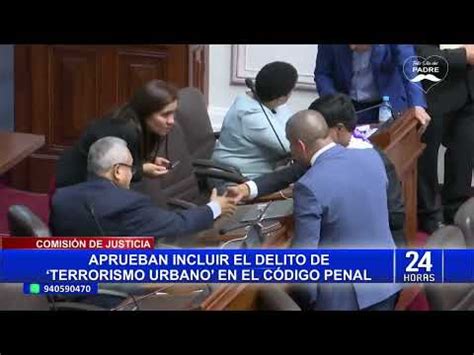 Video Congreso reacciones por incorporación de delito de terrorismo