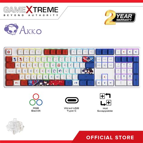 Akko Honkai Impact 3rd 5108S Stygian Nymph RGB Hot Swappable Mechanical Keyboard Akko CS