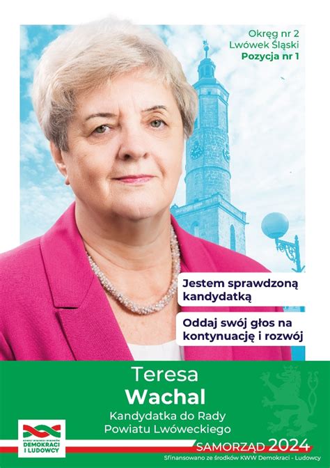 Teresa Wachal kandydatka do Rady Powiatu Lwóweckiego Lwówecki info