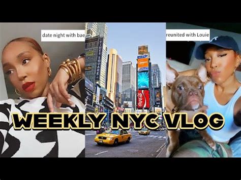 NYC Weekly Vlog NYC My New Home Reunited With My Puppy Louie Date