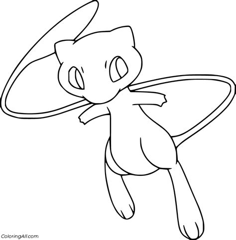 Mythical Pokemon Coloring Pages (24 Free Printables) - ColoringAll