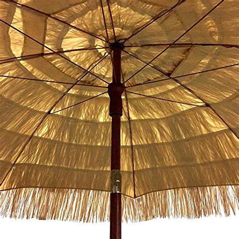 Easygo Thatch Patio Umbrella Tropical Palapa Raffia Tiki