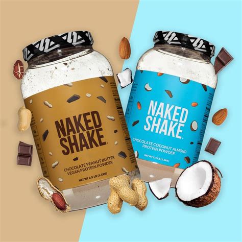Chocolate PB Protein Shake Naked Shake 30 Servings Peanut Butter Protein Shake Protein