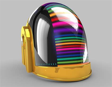 Daft Punk Helmet 3d Model 19 C4d Obj Fbx Dxf 3ds Free3d