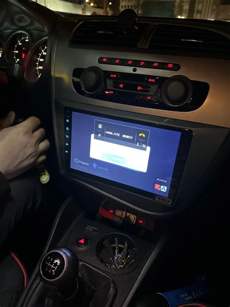 Touch Screen radio Android Auto Carplay Seat Leon 2 MK2 2005 - 2012 – R