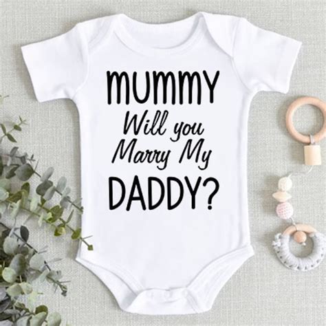 Mummy And Daddy Baby Grow Etsy UK