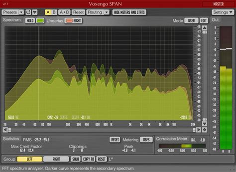 Voxengo Span Spectrum Analyzer Effect Plugin Updated To V2 7