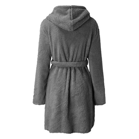 Funicet Holiday Savings Bath Robes For Women 2023 Women Fleece Hooded