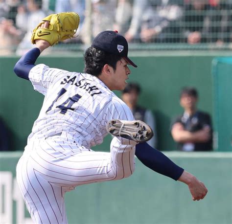 侍・佐々木朗希に声出し解禁のスタンドどよめき 160キロ超え連発で2回0封3k Wbc 野球 デイリースポーツ Online