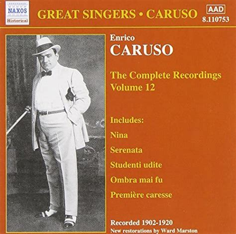 Caruso The Complete Recordings Vol Amazon Music