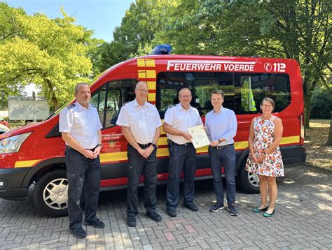 Dirk Bosserhoff als Leiter der Feuerwehr Voerde für weitere 6 Jahre