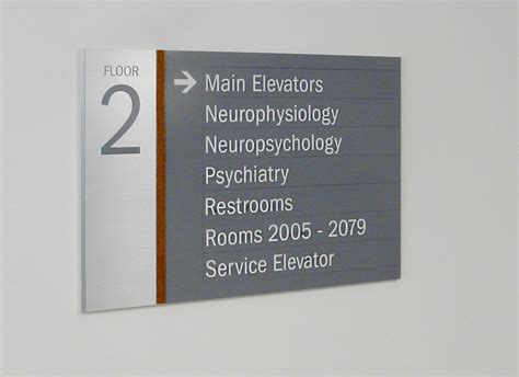 Hospital Wayfinding Signs Services — Nicolson Associates, Inc.