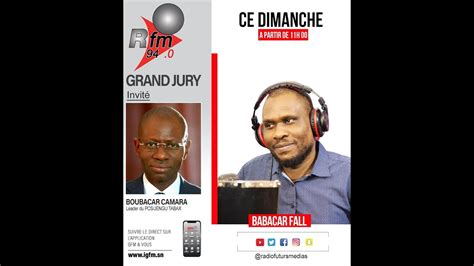 GRAND JURY DU DIMANCHE INVITE BOUBACAR CAMARA YouTube